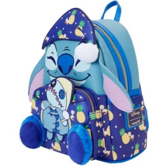 SDCC 2024 Loungefly Limited Edition Bedtime Stitch Mini Backpack - Picture 3 of 3